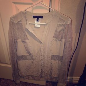BCBG LACE BLOUSE